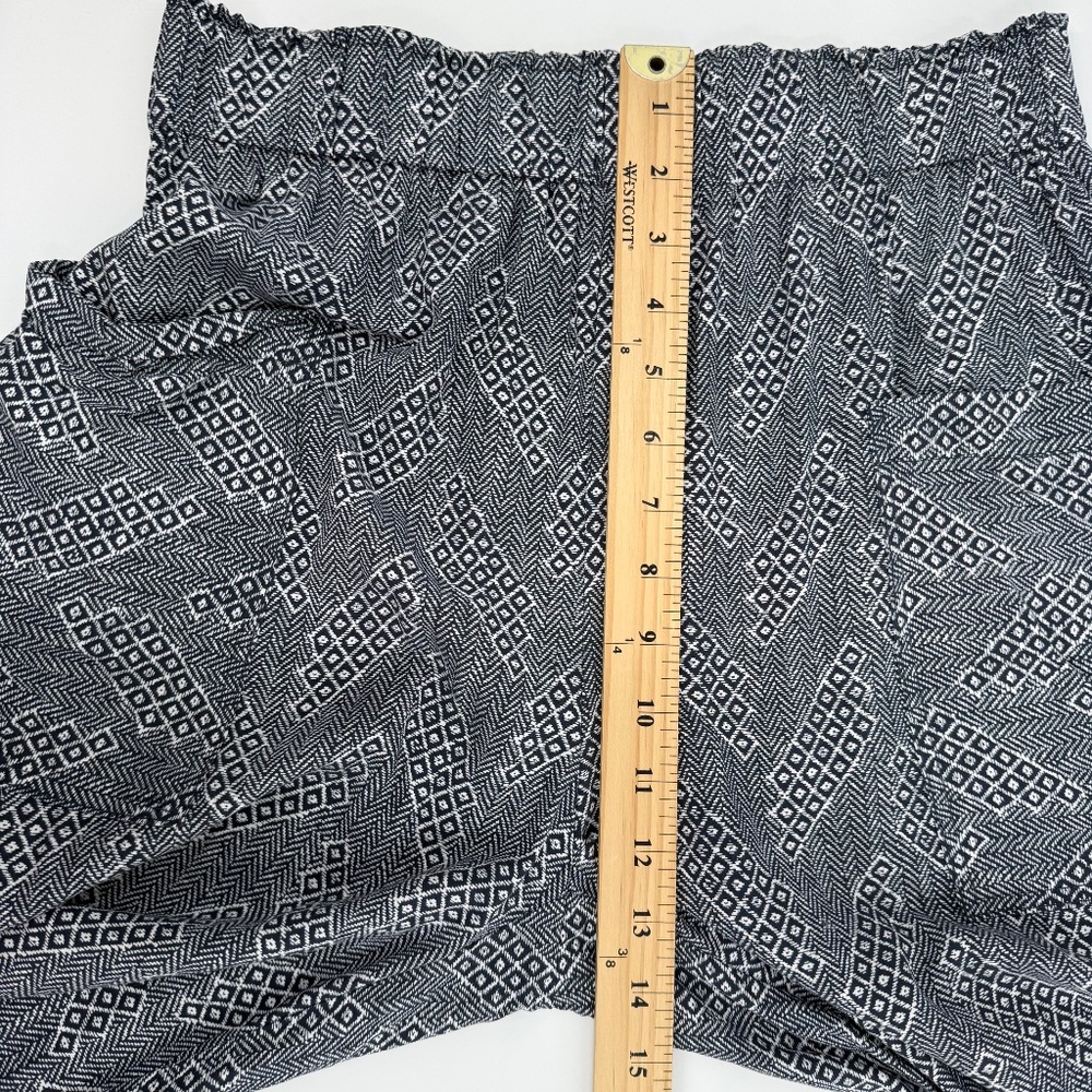 Urban Outfitters Pants Women Medium Blue Straight Leg Pull On Flowy Boho Hippie - Picture 10 of 13